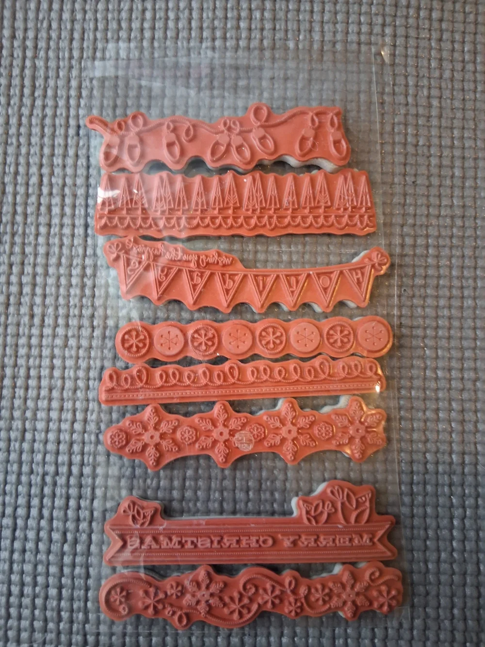 Holiday Decorative Border Stamp Set